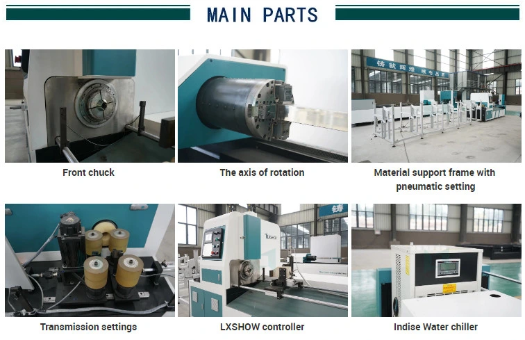 Large Format Full Auto Fiber Laser Metal Tube Pipe Cutting Machine