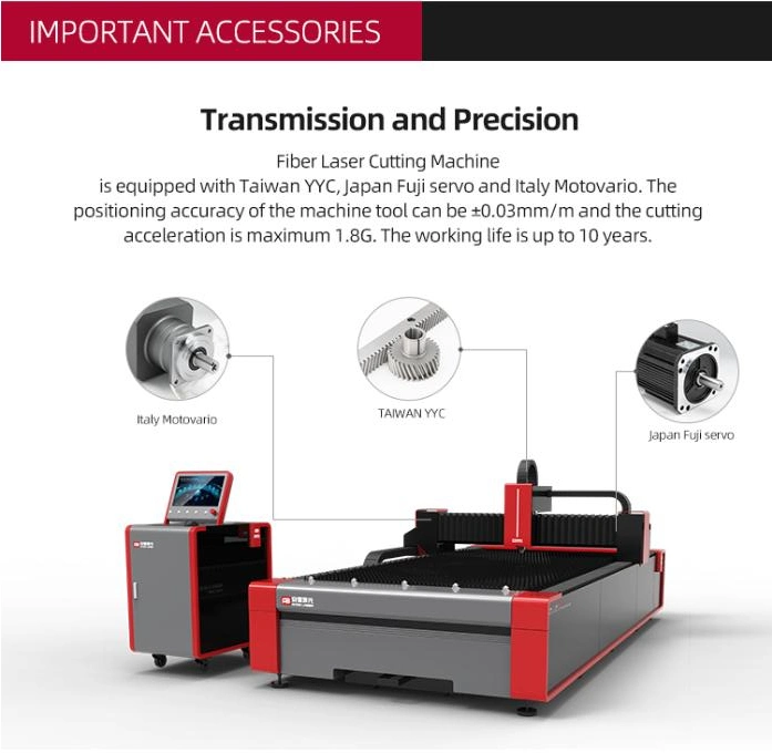 OEM/ODM Chinese Manufacturer CNC Metal Sheet Cutting with Separate Electric Cabinet 3015 4020 6020 Ipg/Raycus/ Max Fiber Laser Cutting Machine for Plates