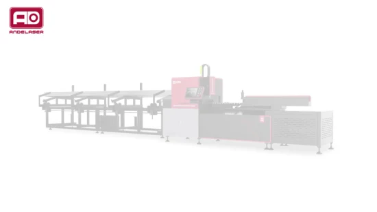 스테인레스 스틸 탄소강 구리 황동 알루미늄 튜브 CNC 섬유 레이저 절단 기계에 대한 완전 자동 전문 금속 원형 튜브/튜브 커터