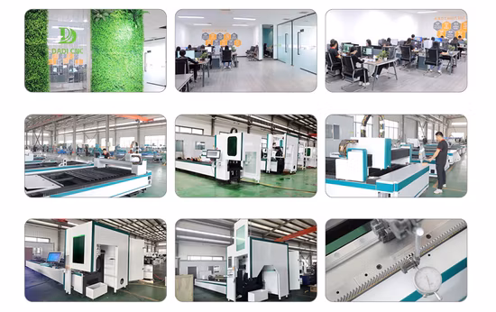 6kw/8kw/10kw/12kw Ipg/Raycus 힘 최대 섬유 레이저 절단 장비 농업 기계 항공 우주 산업을 위한 CNC 금속 섬유 레이저 절단기
